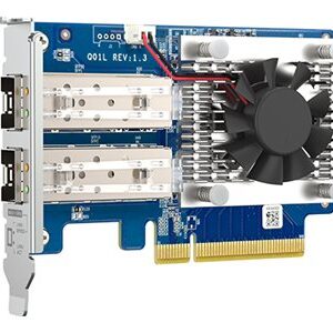 QNAP QXG-10G2SF-NXE - Módulo de expansão - PCIe 3.0 x8 baixo perfil - Gigabit Ethernet / 10 Gigabit SFP+ x 2