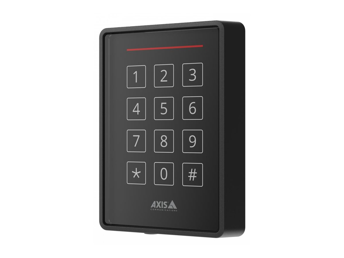 Axis A4120-E - RFID leitor de proximidade/teclado - 1 comando - com cabo - serial RS-485 - preto, NCS S 9000-N