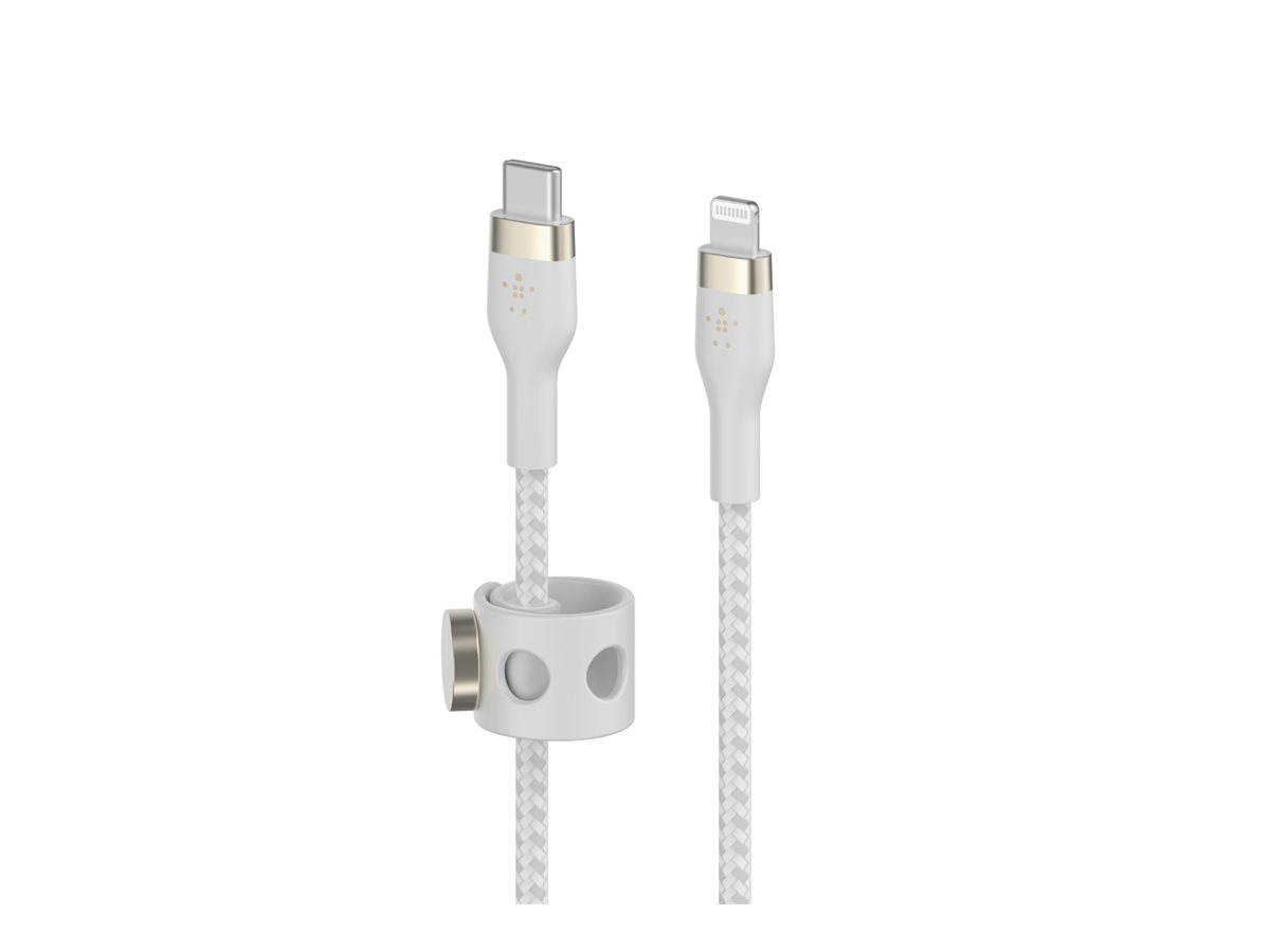 Belkin BoostCharge - Cabo Lightning - USB-C macho para Lightning macho - 2 m - branco