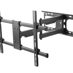 Display wall arm mount - fits display 42 to 70" with VESA sizes up to 600 x 400 - 5 degree tilt up 15 degree tilt down - 6 degree rotation adjustment - reach from wall 69 to 615 mm- cable management - thumbscrews - swl 30 kg - black