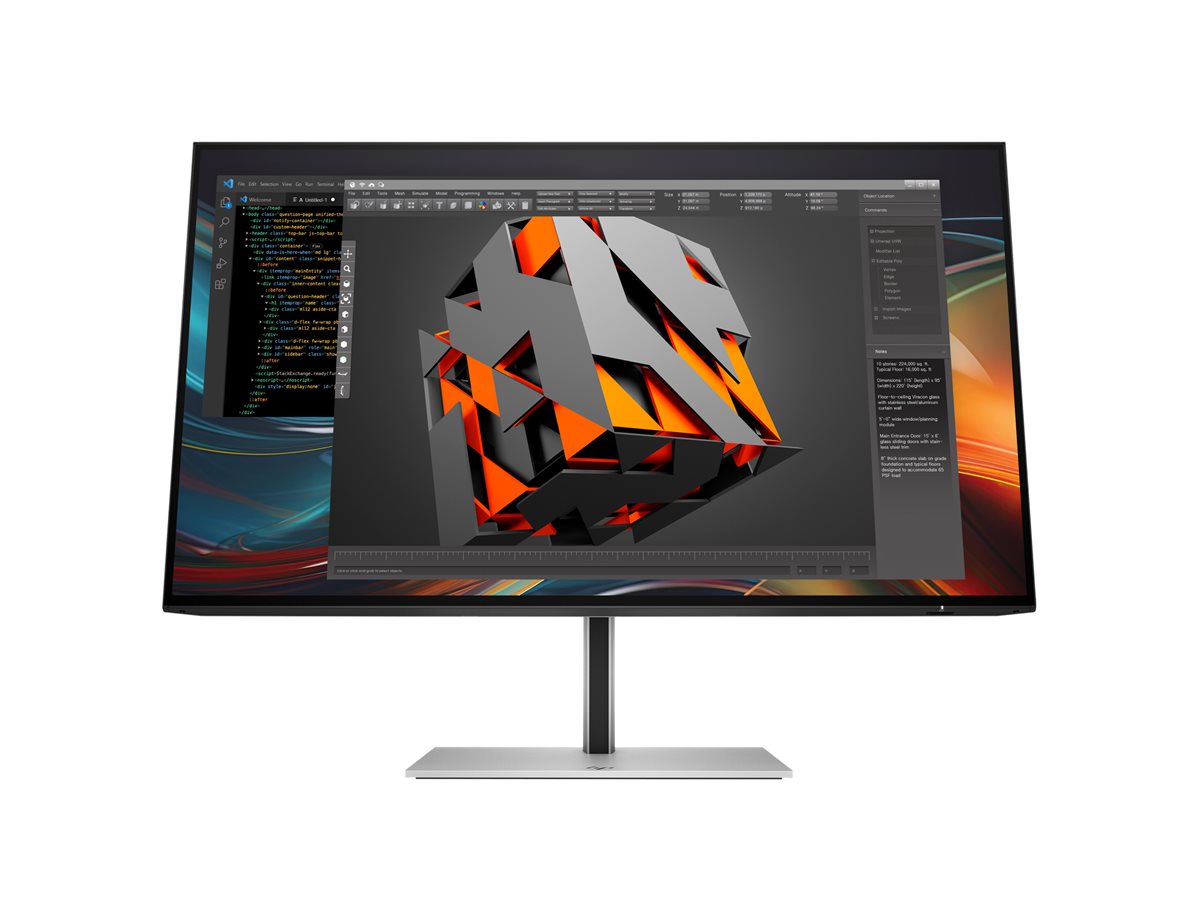 HP 724pf - Series 7 Pro - monitor LED - 23.8" (24" visível) - 1920 x 1080 Full HD (1080p) @ 100 Hz - IPS - 300 cd/m² - 1500:1 - 5 ms - HDMI, DisplayPort - preto, prata