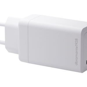 dbramante1928 re-charge - Adaptador de alimentação - 65 Watt - 3 conectores de saída (2 x USB-C, USB) - branco