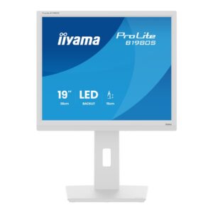 iiyama ProLite B1980S-W1 - Monitor LED - 19" - 1280 x 1024 @ 75 Hz - TN - 250 cd/m² - 1000:1 - 3 ms - HDMI, DisplayPort - altifalantes - branco, mate