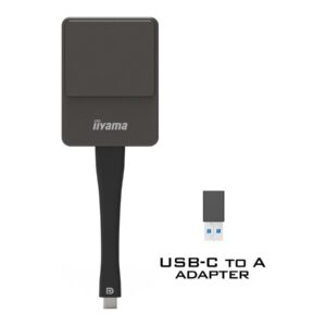 iiyama WP D002C - Adaptador de streaming de média de rede - prata / preto