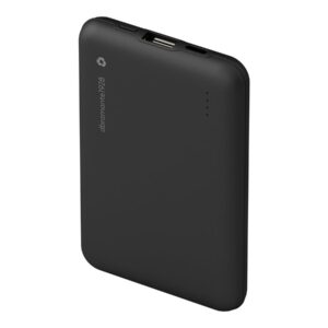 dbramante1928 re-charge - Carregador portátil - 10000 mAh - 20 Watt - Apple 2.4A, PD/PPS, Apple Fast Charge, QC 3.0 - 2 conectores de saída (USB-C, USB Tipo A) - no cabo: USB-C - preto