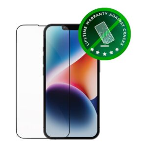 dbramante1928 Eco-shield - Protector de ecrã para telemóvel - cor da moldura preto - para Apple iPhone 13, 13 Pro, 14, 16e