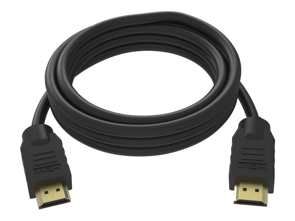 5 m HDMI cable - 8k at 60 hz - HDMI version 2.1 - 48 gbps - double shielded - gold plated connectors - HDMI (m) to HDMI (m) - outer diameter 8.0 mm - 26 awg - white