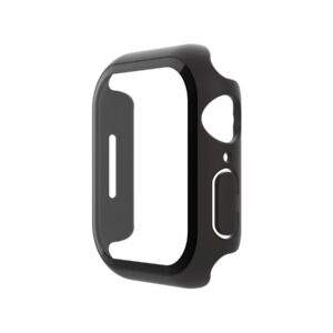 Belkin SCREENFORCE TemperedCurve - Amortecedor para relógio inteligente - protetor de ecrã - policarbonato, vidro temperado (9H) - preto