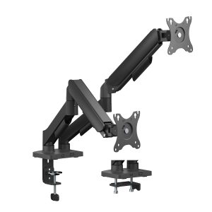 Soporte de Mesa con Contrapeso para 2 Monitores Aisens DT32TSR-357/ Giratorio/ Inclinable/ hasta 9kg