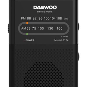 Radio Portátil Daewoo DW1027/ Negra