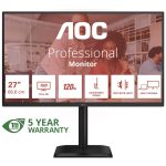 AOC 27E4CV - Monitor LED - 27" - 1920 x 1080 Full HD (1080p) @ 120 Hz - IPS - 300 cd/m² - 1500:1 - 4 ms - HDMI,…