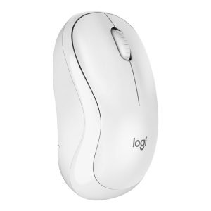 Logitech M240 Silent - Rato - destros e canhotos - óptico - 3 botões - sem fios - Bluetooth - branco sujo