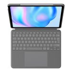 Logitech Combo Touch - Teclado e pasta de folio - com trackpad - retroiluminação - Apple Smart connector - QWERTY -…
