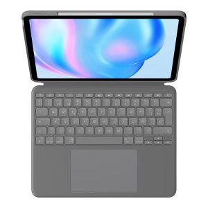 Logitech Combo Touch - Teclado e pasta de folio - com trackpad - retroiluminação - Apple Smart connector - QWERTY -…