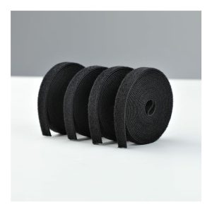 Startech - Fecho de gancho e argola - 4.6 m - preto (pacote de 4)