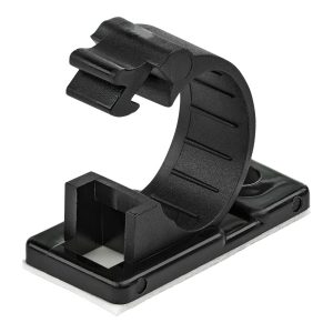 Startech 100 Adhesive Cable Management Clips Black, Network/Ethernet/Office Desk/Computer Cord Organizer, Sticky…