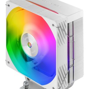 Ventilador con Disipador Mars Gaming MCPU-X4ARGB/ 12cm/ Blanco