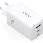 Cargador de Pared GaN Aisens ASCH-100W3P051-W/ 2xUSB Tipo-C/ 1xUSB/ 100W