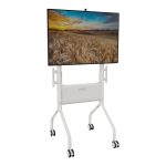 Chief Voyager Height Adjustable AV TV Cart - For LCD Displays 50-70" - White - Carrinho