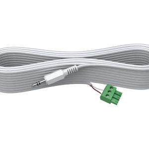 10 m Modular AV faceplate cable - installation-grade audio cable - phoenix (m) to stereo mini jack (m) - white
