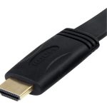 Startech 5m Flat High Speed HDMI Cable with Ethernet Ultra HD 4kx2k - Cabo HDMI com Ethernet - HDMI macho para HDMI…