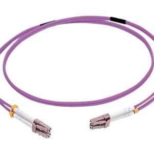 C2G 5m LC/LC OM4 LSZH Fibre Patch - Purple - Cabo patch - multi-modo LC (M) para multi-modo LC (M) - 5 m - 5 m - fibra…