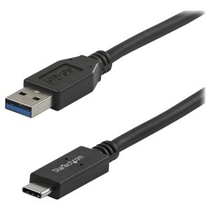StarTech.com 3 ft 1m USB to USB C Cable - USB 3.1 10Gpbs - USB-IF Certified (USB31AC1M) - Cabo USB - USB-C (M) para USB…