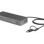Startech USB-C & USB-A Dock, Hybrid Universal Laptop Docking Station with 100W Power Delivery, Dual Monitor 4K 60Hz…