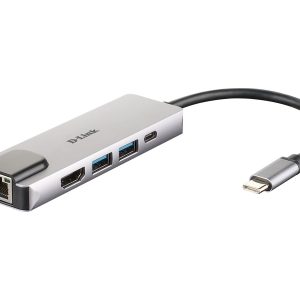D-Link DUB-M520 - Estação de engate - USB-C / Thunderbolt 3 - HDMI - 1GbE