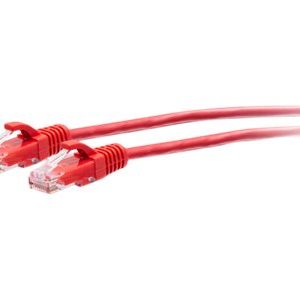 C2G 3ft (0.9m) Cat6a Snagless Unshielded (UTP) Slim Ethernet Network Patch Cable - Red - Cabo patch - RJ-45 (M) para…