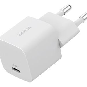 Belkin BoostCharge - Adaptador de alimentação - tecnologia PPS - 25 watt - PD 3.1/PPS, Fast Charge (USB-C)
