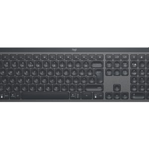 Logitech MX Keys - Teclado - retroiluminação - sem fios - Bluetooth, 2.4 GHz - QWERTY - Padrão internacional americano…