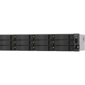 QNAP TS-H1277AXU-RP - Servidor NAS - 12 baias - montável em bastidor - SATA 6Gb/s - RAID (expansão de disco rígido) 0,…