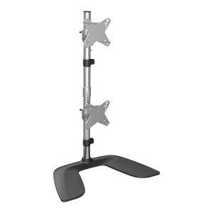 Startech Vertical Dual Monitor Stand, Ergonomic Desktop Stacked Two Monitor Stand up to 27 inch VESA Mount Displays,…