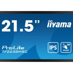iiyama ProLite TF2238MSC-B1 - Monitor LED - 21.5" - moldura aberta - ecrã de toque - 1920 x 1080 Full HD (1080p) - IPS…