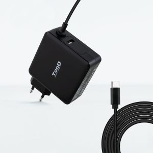 Cargador de Portátil TooQ TQLC-USBC90PD USB Tipo-C/ 1xUSB/ 90W/ Automático/ Voltaje 5-20V