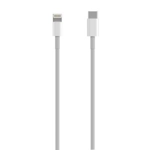 Cable USB 2.0 Tipo-C Lightning Aisens A102-0543/ USB Tipo-C Macho - Lightning Macho/ 50cm/ Blanco