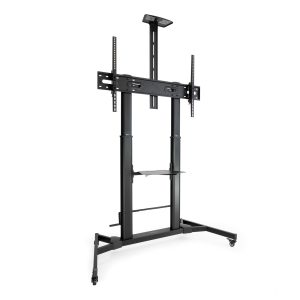 Soporte de Suelo Inclinable/ Ajustable con Ruedas Tooq FS20400HM-B para TV de 60-100"/ hasta 100kg