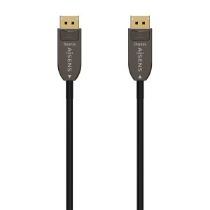 Cable DisplayPort 1.4 AOC 8K Aisens A155-0607/ DisplayPort Macho - DisplayPort Macho/ 15m/ Negro