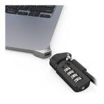 Compulocks Ledge Lock Adapter for MacBook Air 15" M2-M4 with Combination Cable Lock Silver - Kit de segurança de…