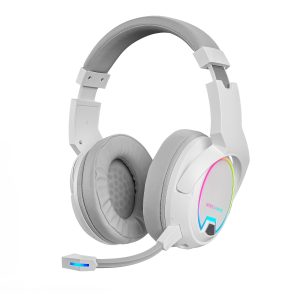 Auriculares Gaming Inalámbricos con Micrófono Mars Gaming MHW100/ Jack 3.5/ Blancos