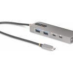 Startech 3-Port USB-C Hub with 2.5 Gigabit Ethernet and 100W Power Delivery Passthrough Laptop Charging, USB-C to 2x…