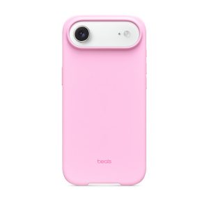 Beats - Tampa posterior para telemóvel - controle de câmera - compatibilidade MagSafe - policarbonato - rosa seixo
