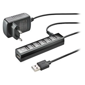 Hub USB 2.0 con Alimentación Externa NGS IHUB7 Tiny/ 7xUSB