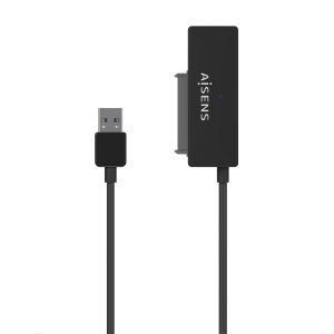Adaptador para Discos Duros 2.5"/3.5" Aisens ASE-35A01B/ USB 3.0 - SATA/ con Alimentador