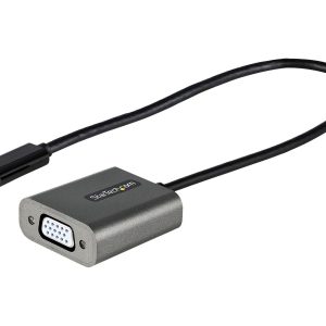 Startech USB C to VGA Adapter, 1080p USB Type-C to VGA Adapter Dongle, USB-C (DP Alt Mode) to VGA Monitor/Display Video…