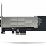 Startech M.2 NVMe SSD to PCIe x4 Mobile Rack/Backplane with Removable Tray for PCI Express Expansion Slot, Tool-less…