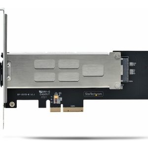 Startech M.2 NVMe SSD to PCIe x4 Mobile Rack/Backplane with Removable Tray for PCI Express Expansion Slot, Tool-less…