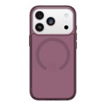 OtterBox Symmetry Series Clear - Tampa posterior para telemóvel - compatibilidade MagSafe - policarbonato, elastómero termoplástico (TPE) - mistério roxo (transparente) - para Apple iPhone 17 Pro