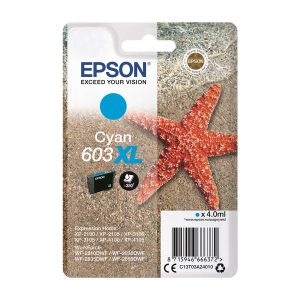 Epson 603XL - 4 ml - XL - azul cyan - original - blister com RF/alarme acústico - tinteiro